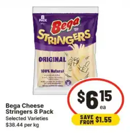 IGA Bega Cheese Stringers 8 Pack offer