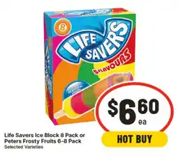 IGA Life Savers Ice Block offer