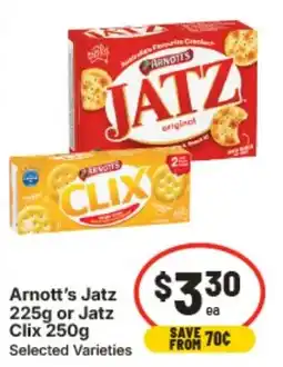 IGA Arnott's Jatz or Jatz Clix offer