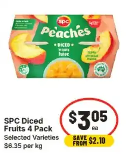 IGA SPC Diced Fruits 4 Pack offer
