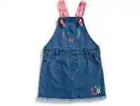 BIG W Spirit Untamed Organic Cotton Denim Pinafore Sizes 3-8 offer