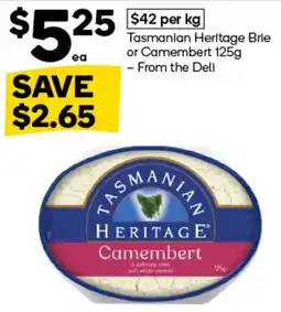 Woolworths Tasmanian Heritage Camembert offer