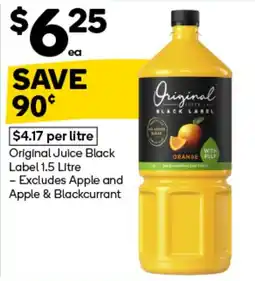 Woolworths Original Juice Black Label Orange offer