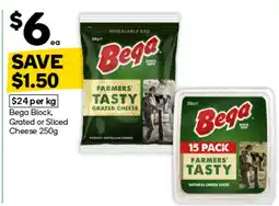 Woolworths Bega Farmers' Tasty Grated Cheese offer
