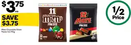 Woolworths Mars Chocolate Share Packs offer
