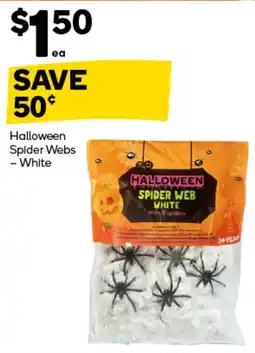 Woolworths Halloween Spider Webs - White offer
