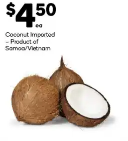 Woolworths Coconut Imported offer