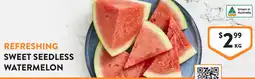 Foodworks Refreshing Sweet Seedless Watermelon offer