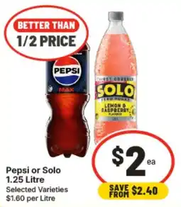 IGA Pepsi or Solo offer