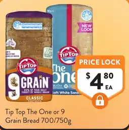 Foodworks Tip Top The One or 9 Grain Bread offer