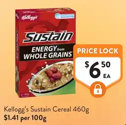 Foodworks Kellogg's Sustain Cereal offer