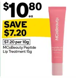 Woolworths MCoBeauty Peptide Lip Treatment offer
