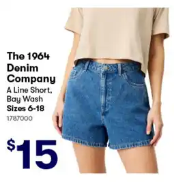 Woolworths The 1964 Denim Company A Line Short, Bay Wash offer