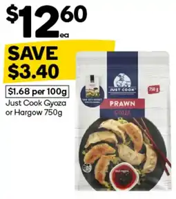 Woolworths Just Cook Prawn Gyoza offer
