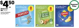 Woolworths Parker's Smith's Multipack offer