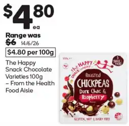 Woolworths The Happy Snack Chocolate Varieties offer