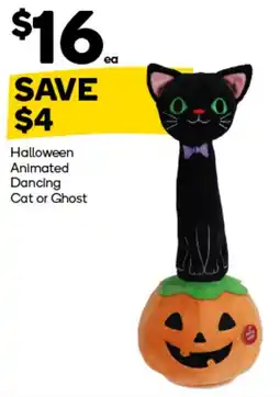 Woolworths Halloween Animated Dancing Cat or Ghost offer