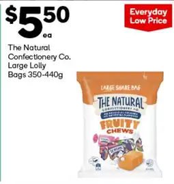 Woolworths The Natural Confectionery Co. Large Lolly offer