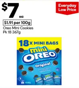 Woolworths Oreo Mini Cookies offer