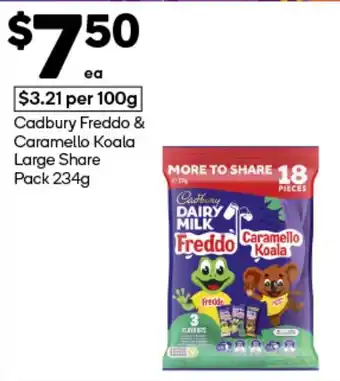 Cadbury Freddo & Caramello Koala