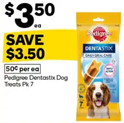 Woolworths Pedigree Dentastix Dog Treats offer
