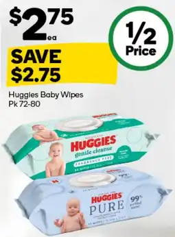 Woolworths Huggies Baby Wipes offer