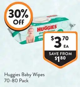 Foodworks Huggies Baby Wipes offer