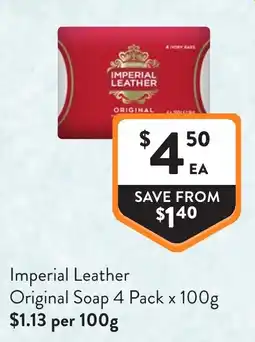 Foodworks Imperial Leather Original Soap offer