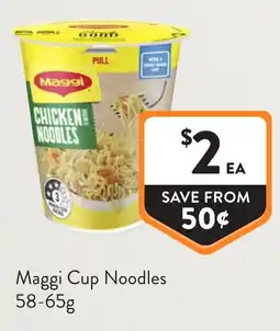 Foodworks Maggi Cup Noodles offer