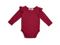 BIG W Dymples Super Sueded Bodysuit - Raspberry offer