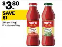 Woolworths Mutti Passata Tomato Purée offer