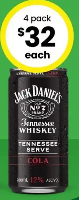 Jack Daniel's Tennessee Serve Cola