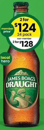 The Bottle O James Boag's Draught offer