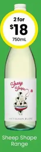 The Bottle O Sheep Shape Range offer