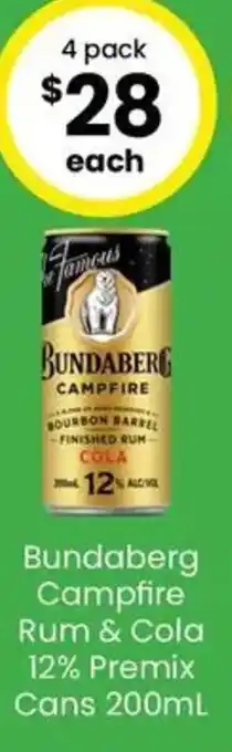 Bundaberg Campfire Rum & Cola
