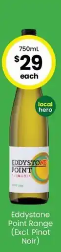 The Bottle O Eddystone Point Range offer