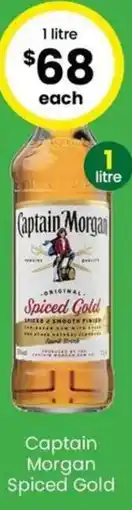 The Bottle O Captain Morgan Spiced Gold offer