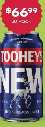 Thirsty Camel Tooheys New Refreshing Aussie Lager offer