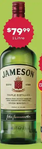 Thirsty Camel Jameson Irish Whiskey offer
