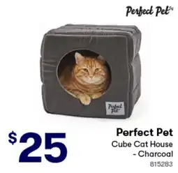 Woolworths Perfect Pet Cube Cat House - Charcoal offer