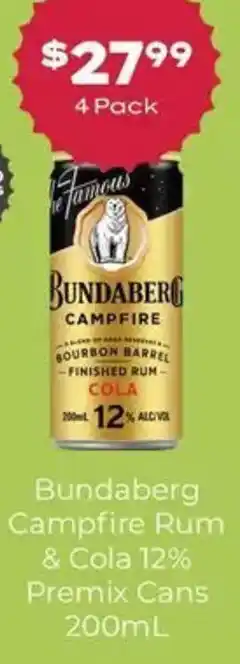 Bundaberg Campfire Rum & Cola