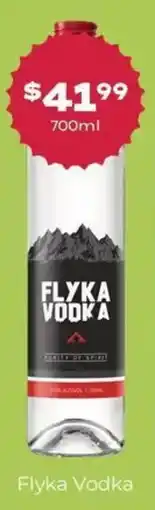 Thirsty Camel Flyka Vodka offer