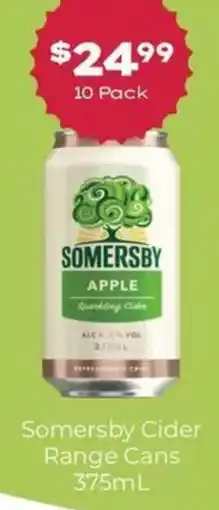 Thirsty Camel Somersby Cider Range Cans offer