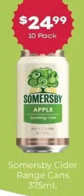 Somersby Cider Range Cans