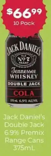 Thirsty Camel Jack Daniel's Double Jack Cola offer