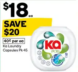Woolworths Ka Laundry Capsules offer