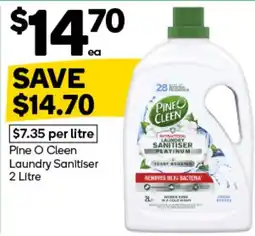 Woolworths Pine O Clean Laundry Sanitiser offer