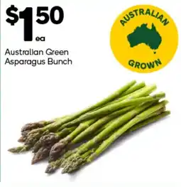 Woolworths Australian Green Asparagus Bunch offer