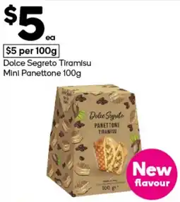 Woolworths Dolce Segreto Tiramisu Mini Panettone offer