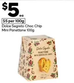 Woolworths Dolce Segreto Choc Chip Mini Panettone offer